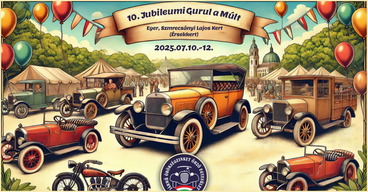 10. éve Gurul a Múlt – Jubileum és interaktív történelem korabeli gépekkel